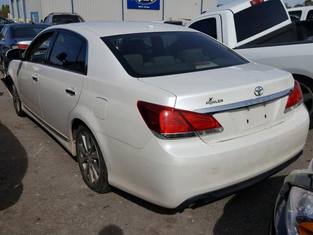 4T1BK3DB5CU473000 - 2012 TOYOTA AVALON BAS WHITE photo 3