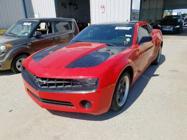 2G1FA1E38C9172277 - 2012 CHEVROLET CAMARO LS RED photo 2