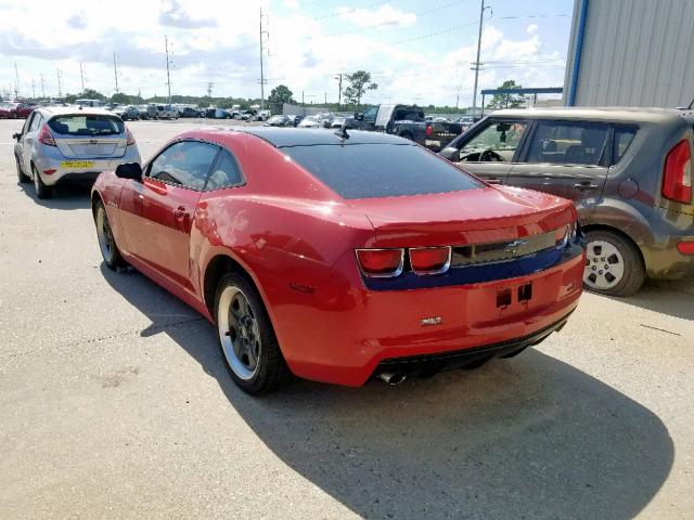 2G1FA1E38C9172277 - 2012 CHEVROLET CAMARO LS RED photo 3