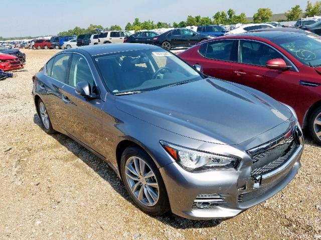 JN1BV7AR3FM406679 - 2015 INFINITI Q50 BASE GRAY photo 1