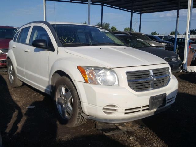 1B3HB48A59D100782 - 2009 DODGE CALIBER SX WHITE photo 1