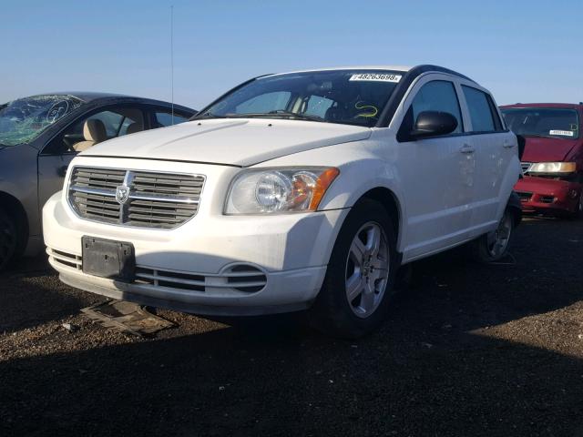 1B3HB48A59D100782 - 2009 DODGE CALIBER SX WHITE photo 2