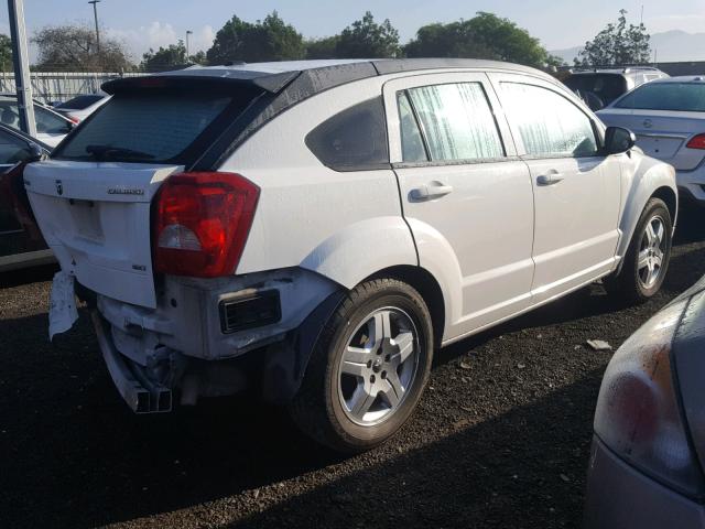 1B3HB48A59D100782 - 2009 DODGE CALIBER SX WHITE photo 4