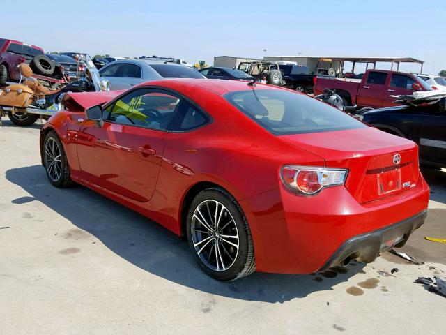 JF1ZNAA16D2718786 - 2013 TOYOTA SCION FR-S RED photo 3
