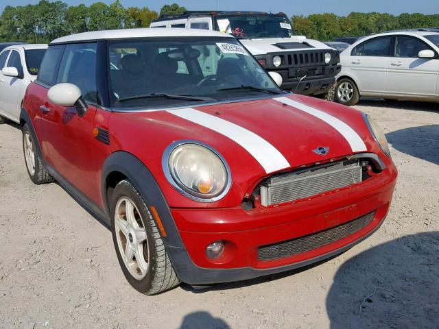 WMWMF33518TT60197 - 2008 MINI COOPER RED photo 1