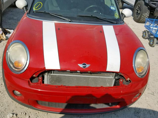 WMWMF33518TT60197 - 2008 MINI COOPER RED photo 9