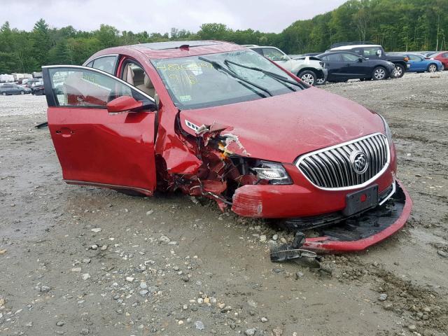 1G4GB5G35EF119412 - 2014 BUICK LACROSSE RED photo 1