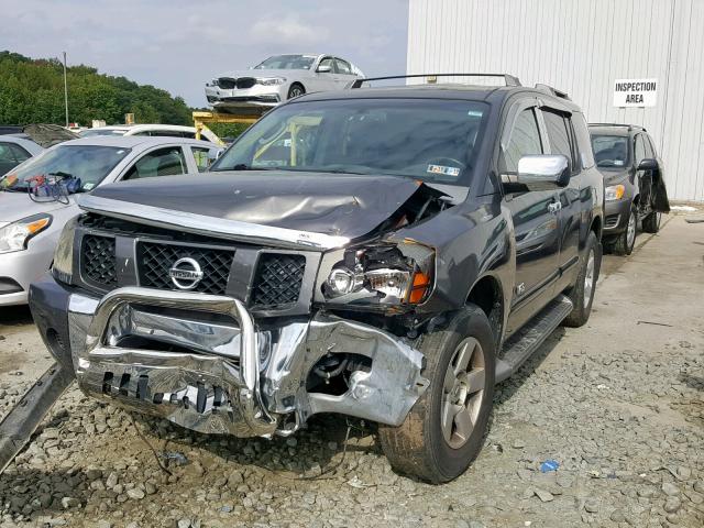 5N1BA08A97N716911 - 2007 NISSAN ARMADA SE GRAY photo 2