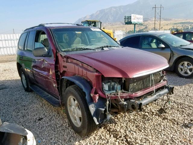 1GKDT13S322495978 - 2002 GMC ENVOY MAROON photo 1