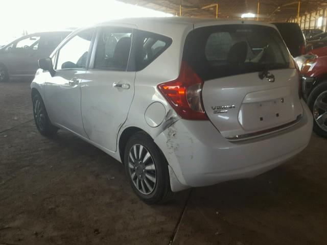 3N1CE2CP4FL390604 - 2015 NISSAN VERSA NOTE WHITE photo 3