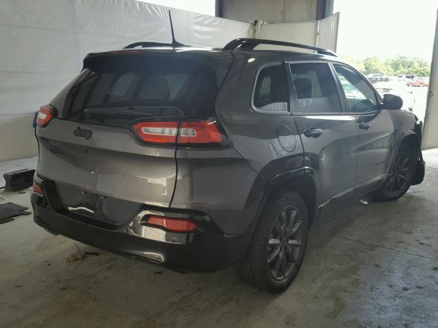 1C4PJLCB3JD621558 - 2018 JEEP CHEROKEE L GRAY photo 4