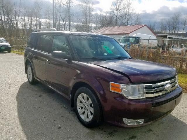 2FMGK5BC6BBD29604 - 2011 FORD FLEX SE BURGUNDY photo 1