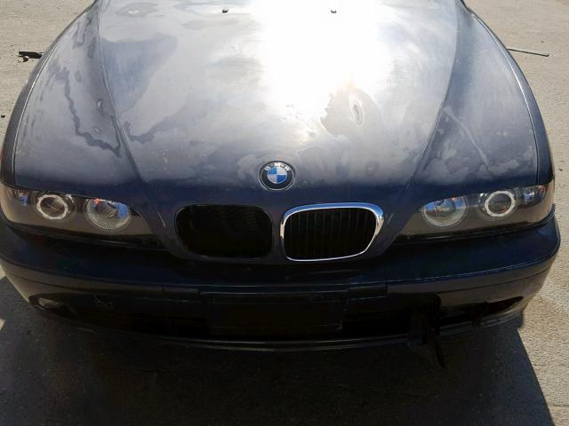 WBADT43463G025122 - 2003 BMW 525 I AUTO BLUE photo 7