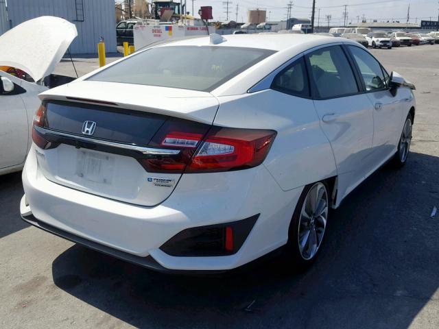 JHMZC5F31JC005056 - 2018 HONDA CLARITY TO WHITE photo 4