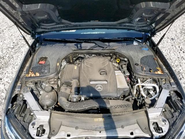 WDDZF4KB1HA076026 - 2017 MERCEDES-BENZ E 300 4MAT GRAY photo 7