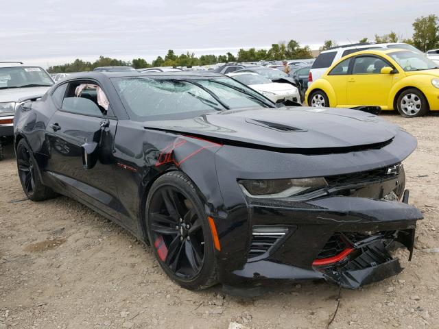 1G1FG1R77J0143145 - 2018 CHEVROLET CAMARO SS BLACK photo 1