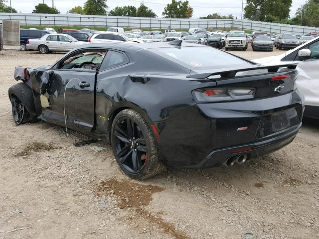 1G1FG1R77J0143145 - 2018 CHEVROLET CAMARO SS BLACK photo 3