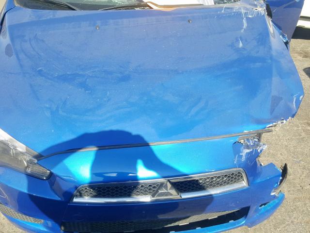 JA32U2FU9FU015048 - 2015 MITSUBISHI LANCER ES BLUE photo 7