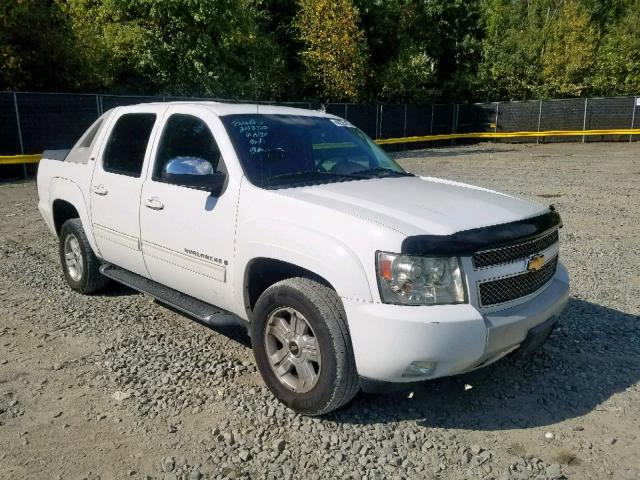 3GNFK220X9G252819 - 2009 CHEVROLET AVALANCHE WHITE photo 1