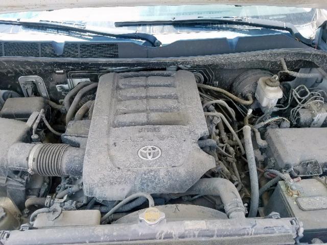 5TFRM5F16EX072960 - 2014 TOYOTA TUNDRA DOU WHITE photo 7