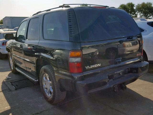 1GKEK63U92J333963 - 2002 GMC DENALI BLACK photo 3