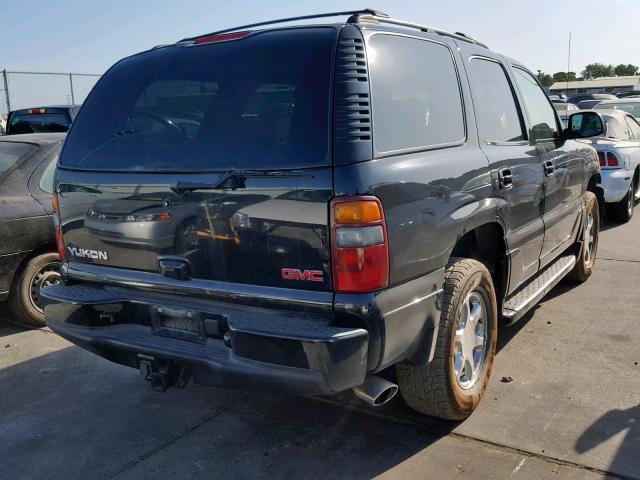 1GKEK63U92J333963 - 2002 GMC DENALI BLACK photo 4