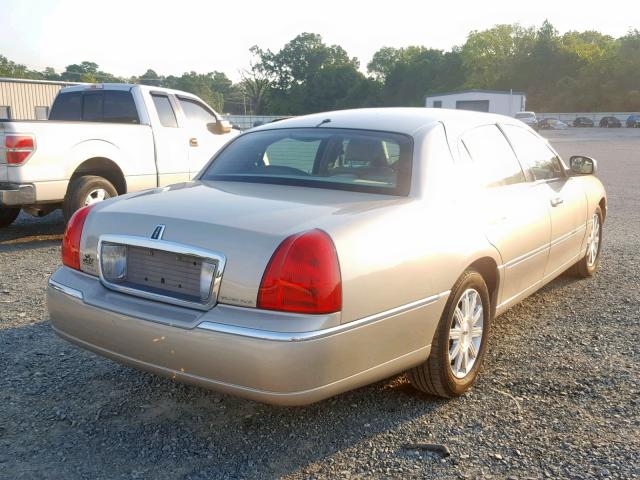 2LNHM82V79X635600 - 2009 LINCOLN TOWN CAR S TAN photo 4