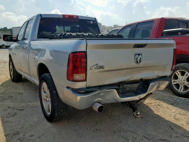 1C6RD6GT2CS224434 - 2012 DODGE RAM 1500 S SILVER photo 3