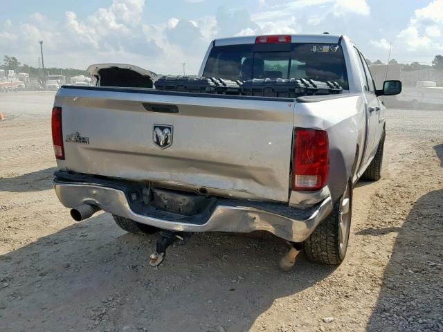 1C6RD6GT2CS224434 - 2012 DODGE RAM 1500 S SILVER photo 4