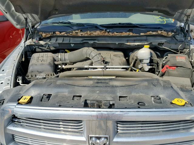 1C6RD6GT2CS224434 - 2012 DODGE RAM 1500 S SILVER photo 7