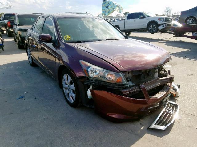 1HGCP26819A088681 - 2009 HONDA ACCORD EXL BURGUNDY photo 1