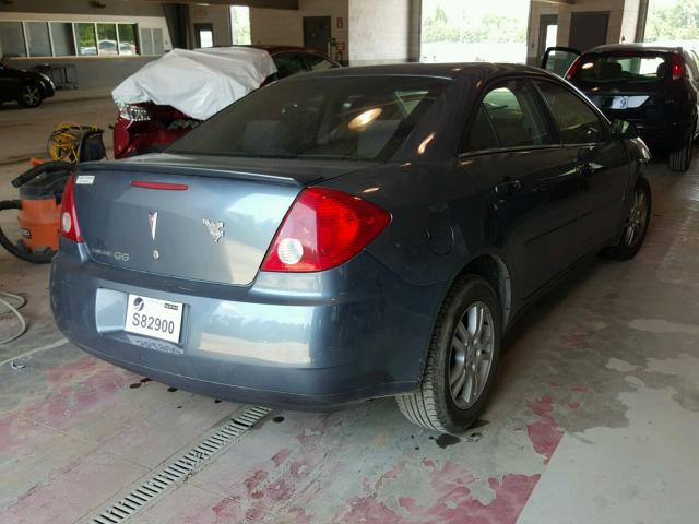 1G2ZF55B864173221 - 2006 PONTIAC G6 SE BLUE photo 4