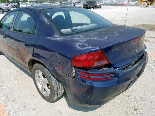 1B3EL46XX5N701150 - 2005 DODGE STRATUS SX BLUE photo 9