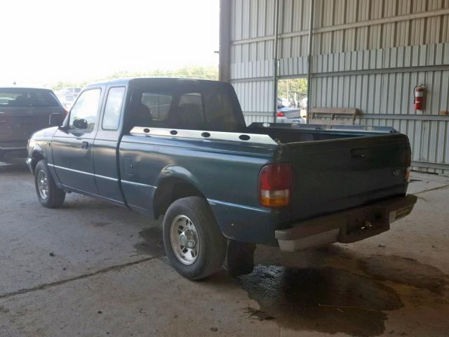 1FTCR14U1TPA17598 - 1996 FORD RANGER SUP GREEN photo 3