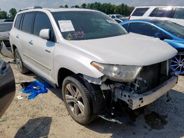 5TDYK3EH0BS048966 - 2011 TOYOTA HIGHLANDER WHITE photo 1