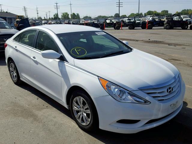 5NPEB4AC5CH366513 - 2012 HYUNDAI SONATA GLS WHITE photo 1