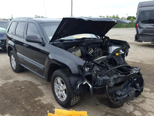 1J8GR48K87C607072 - 2007 JEEP GRAND CHER BLACK photo 1