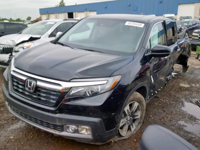 5FPYK3F73KB007328 - 2019 HONDA RIDGELINE BLACK photo 2