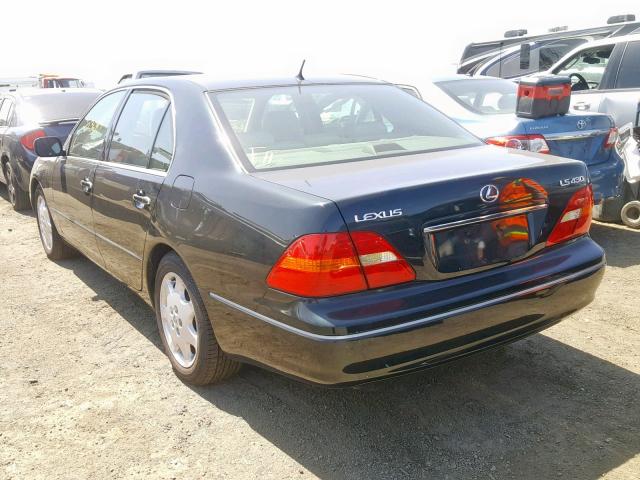 JTHBN30F720060696 - 2002 LEXUS LS 430 GREEN photo 3