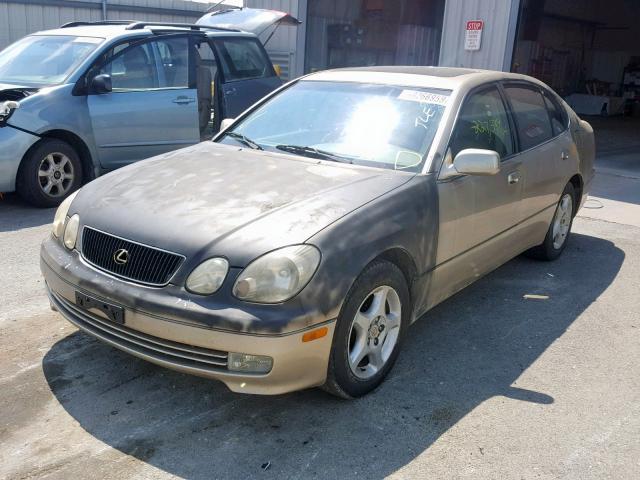 JT8BD68S9W0003458 - 1998 LEXUS GS 300 GOLD photo 2