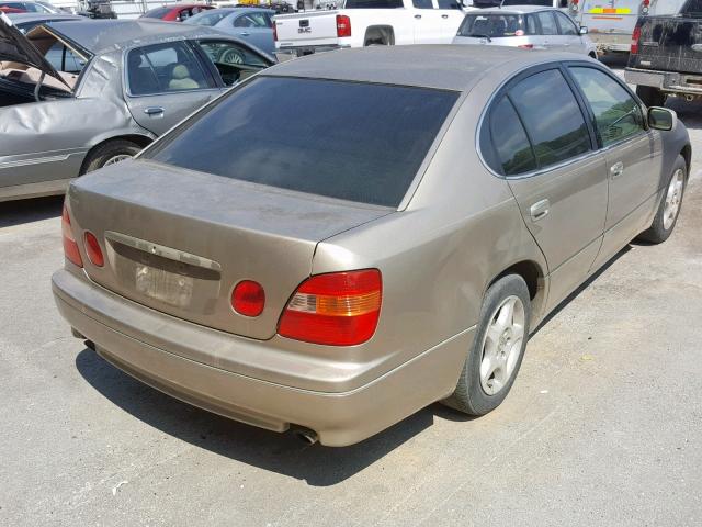 JT8BD68S9W0003458 - 1998 LEXUS GS 300 GOLD photo 4