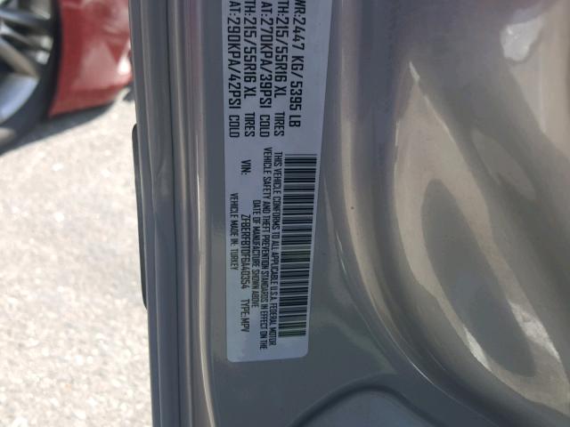 ZFBERFBT0F6A40354 - 2015 RAM PROMASTER 银色 照片 10