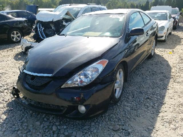 4T1CA38P35U053378 - 2005 TOYOTA CAMRY SOLA BLACK photo 2