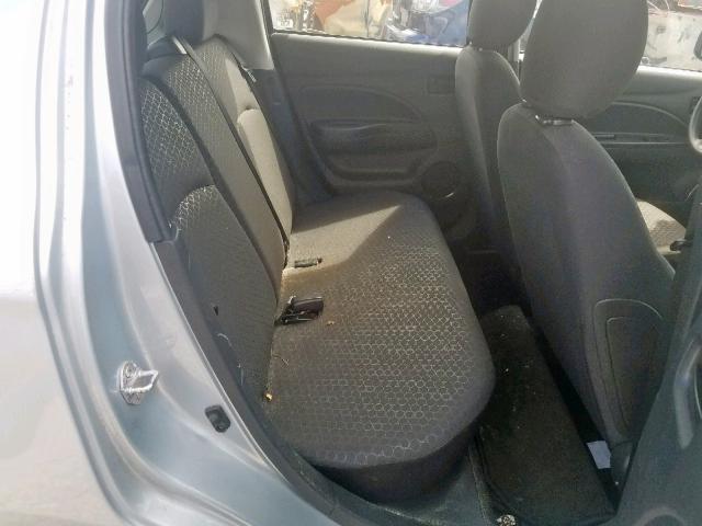 ML32A3HJ6FH045865 - 2015 MITSUBISHI MIRAGE DE SILVER photo 6