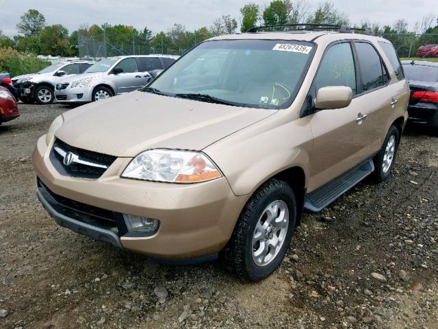 2HNYD18642H524010 - 2002 ACURA MDX TOURIN BEIGE photo 2