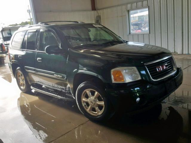 1GKDT13SX22298791 - 2002 GMC ENVOY GREEN photo 1