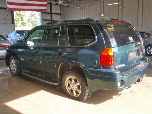 1GKDT13SX22298791 - 2002 GMC ENVOY GREEN photo 3