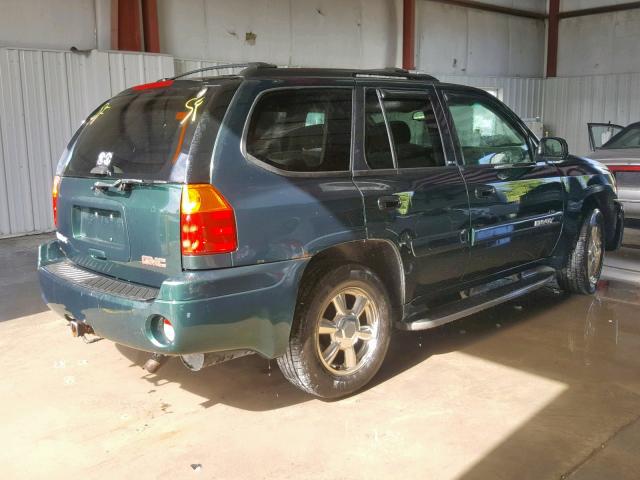 1GKDT13SX22298791 - 2002 GMC ENVOY GREEN photo 4