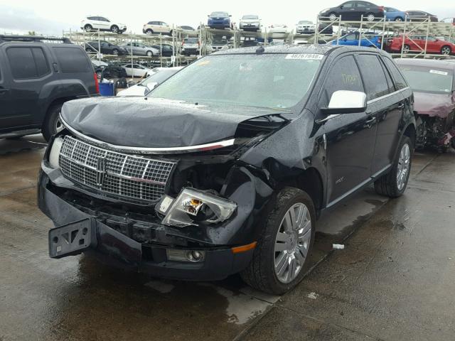 2LMDU88C18BJ23917 - 2008 LINCOLN MKX BLACK photo 2