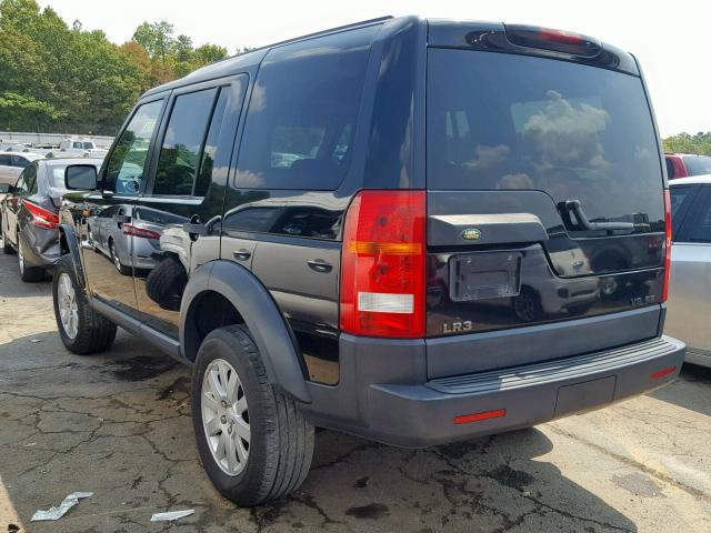 SALAD25415A327579 - 2005 LAND ROVER LR3 SE BLACK photo 3